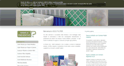 Desktop Screenshot of ecofiltersnc.it