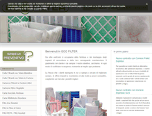 Tablet Screenshot of ecofiltersnc.it